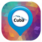 Cuba map icône