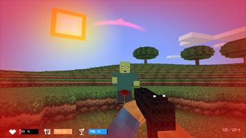 Cube Gun 3D : Zombie Island Plakat
