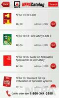 NFPA Catalog स्क्रीनशॉट 2