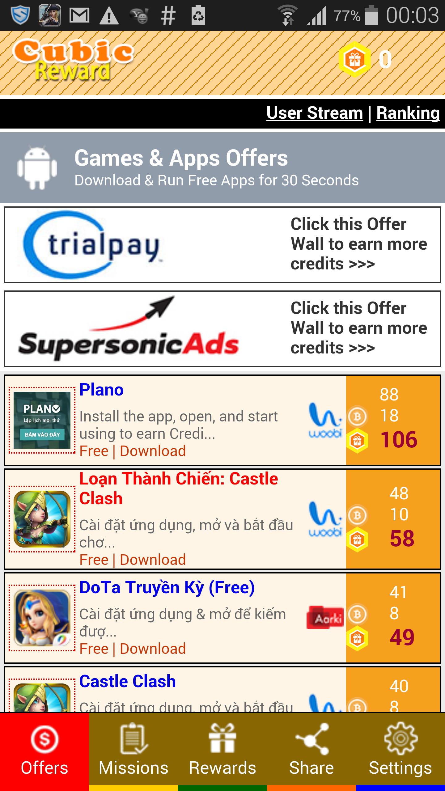 Reward android Reward android