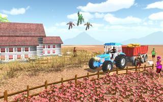 Heavy Tractor Robot Transformation: Survival Hero ảnh chụp màn hình 2