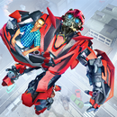 Future Flying City Robot Transform Rescue Missions APK