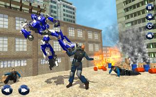 Future Flying City Robot Transform Rescue Missions ảnh chụp màn hình 2