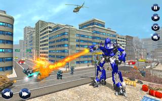Future Flying City Robot Transform Rescue Missions ảnh chụp màn hình 3