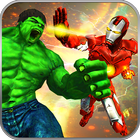 Incredible Monster vs Iron Robot Avenger City Hero ícone