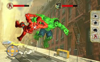 Incredible Monster vs Iron Robot Avenger City Hero imagem de tela 2