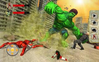Incredible Monster vs Iron Robot Avenger City Hero Screenshot 3