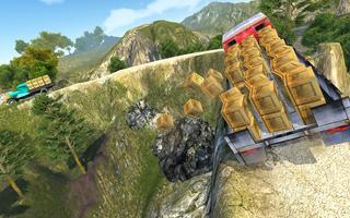 Off-Road Cargo Transporter Truck Driver Sim 2017 capture d'écran 3