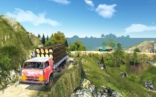 Off-Road Cargo Transporter Truck Driver Sim 2017 capture d'écran 1