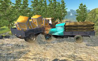 Off-Road Cargo Transporter Truck Driver Sim 2017 capture d'écran 2