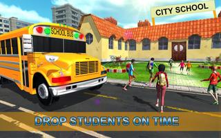 NY City School Bus Conducción Simulador 2017 captura de pantalla 1