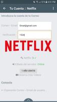 Cuentas de Netflix Gratis تصوير الشاشة 2