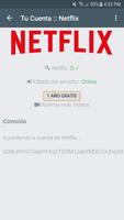Cuentas de Netflix Gratis تصوير الشاشة 3