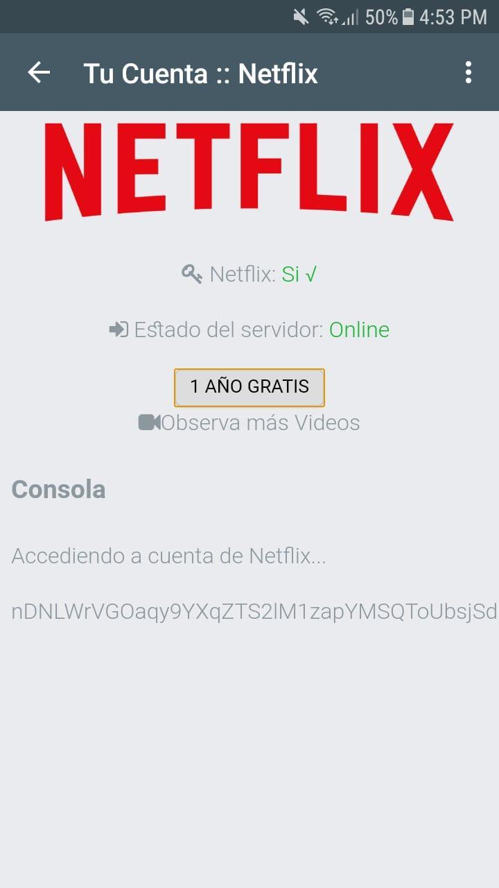 Android İndirme için Cuentas de Netflix Gratis APK