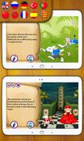 爱丽丝漫游仙境经典童话故事+画画拼图互动游戏 截图 2