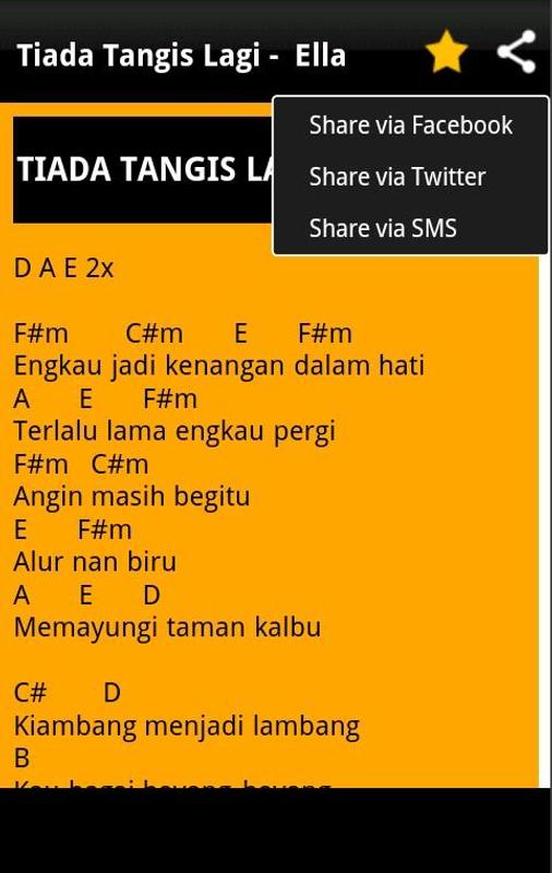 Chord Lagu Malaysia Melayu for Android - APK Download