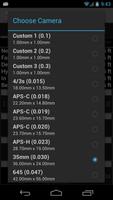 DOF and Hyperfocal Calculator Cartaz