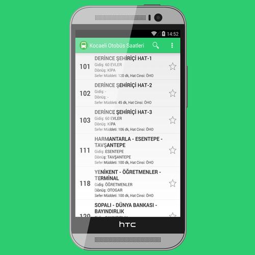 Kocaeli Otobus Saatleri For Android Apk Download