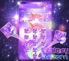 Galaxy Unicorn Dream Theme syot layar 2