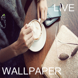 Cafe Live Wallpaper icône