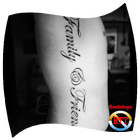 custom tattoo lettering 图标