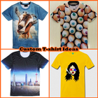 Cool Custom T-shirt Designs icône