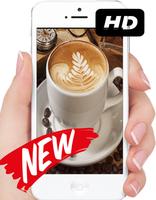 Cup of Coffe Wallpaper Affiche