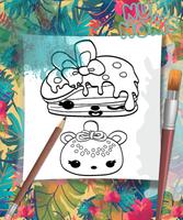 Coloring Kids for Num Noms poster