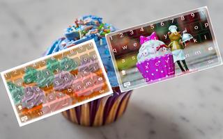 Yummy CupCake Keyboard Pro اسکرین شاٹ 1