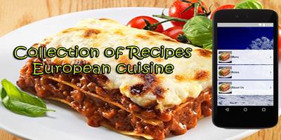 European Cuisine Recipes Poster