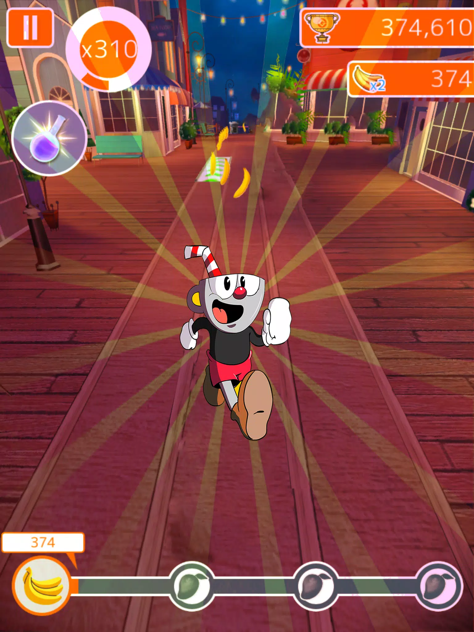 Jogo · Cuphead Rush · Jogar Online Grátis