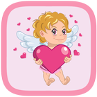 Cupid Stickers for Messenger ikon