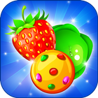 Fruits and Vegetable Crush: Rescue Pet Puzzle Game icône