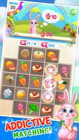 Fruits and Vegetable Crush: Rescue Pet Puzzle Game capture d'écran 3