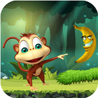 Curious jungle Banana Monkey kong Run 图标