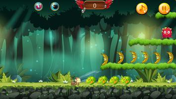 Curious jungle Banana Monkey  Run screenshot 2