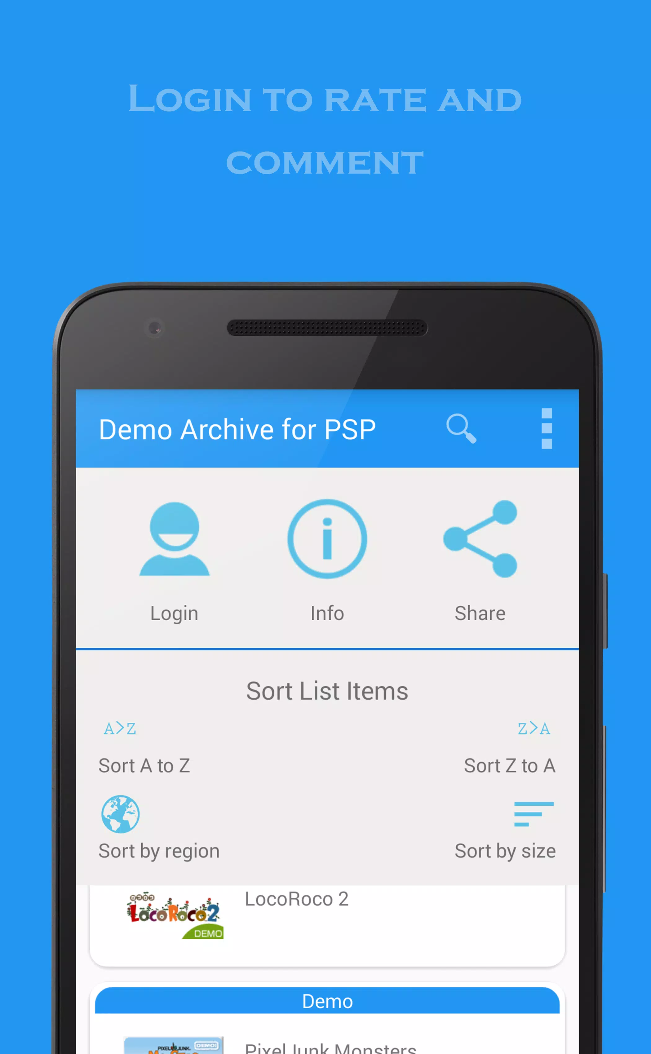 Demo Archive for PSP APK for Android Download