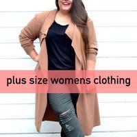 curvy plus size womens clothing poster