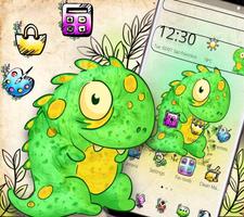 Cute Cartoon Doodle Monster syot layar 1