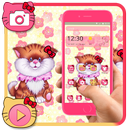 Thème Kitty Mignon Rose APK