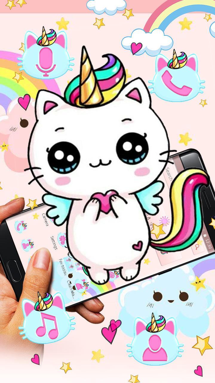 Cute Cat Unicorn Theme For Android Apk Download