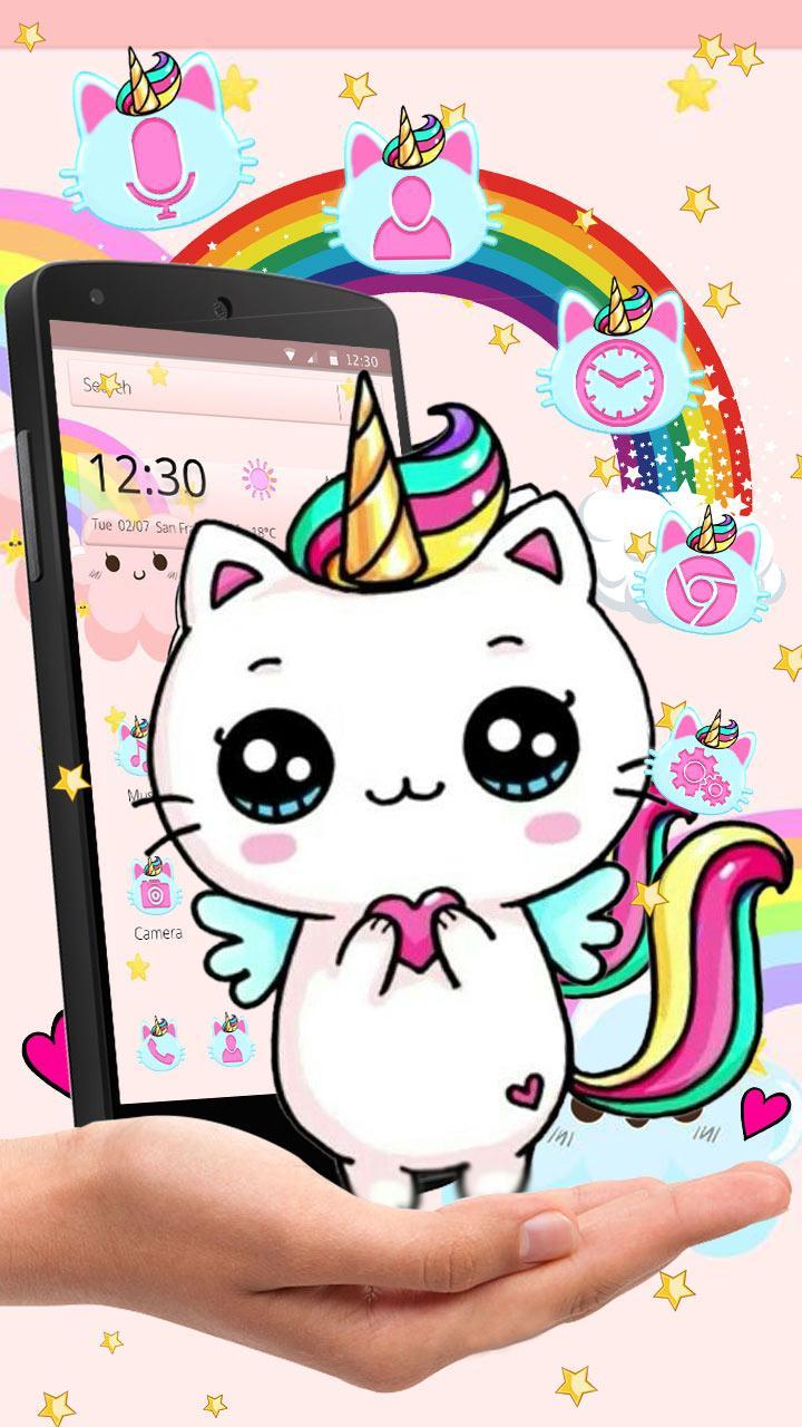 Cute Cat Unicorn Theme For Android APK Download