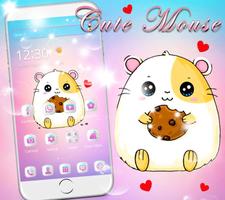 Cute Cartoon Colorful Mouse Theme poster