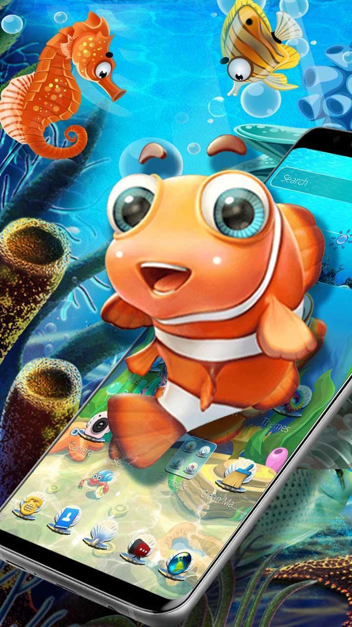 Tema Ikan Kartun Lucu For Android Apk Download