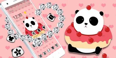 3 Schermata Cute Cartoon Panda Theme
