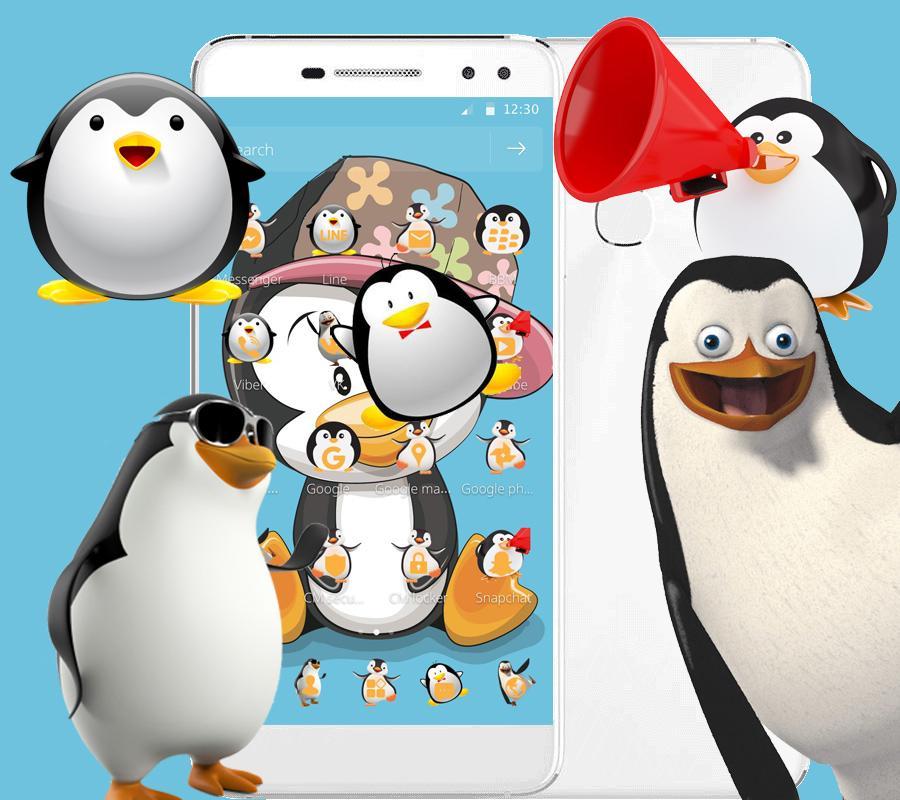 Tema Penguin Kartun Lucu for Android - APK Download