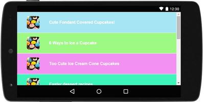 Cute Cupcake Recipes 2015 screenshot 2