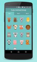Cute Animal Emoji Affiche