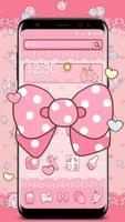 Cute Bow Kitty Theme Cartaz