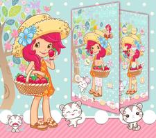 Cute Strawberry Girl Theme স্ক্রিনশট 2